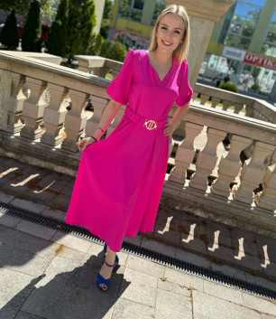Šaty Fuchsia